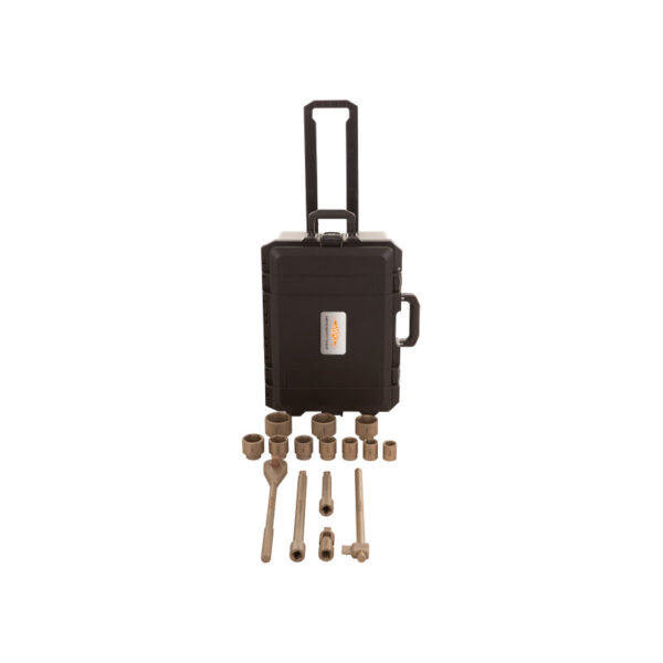 AMPCO Safety Tools Steckschlüsselsatz 6-fach 1" Antrieb mit 15 Teilen aus Aluminium Bronze (AlBz)