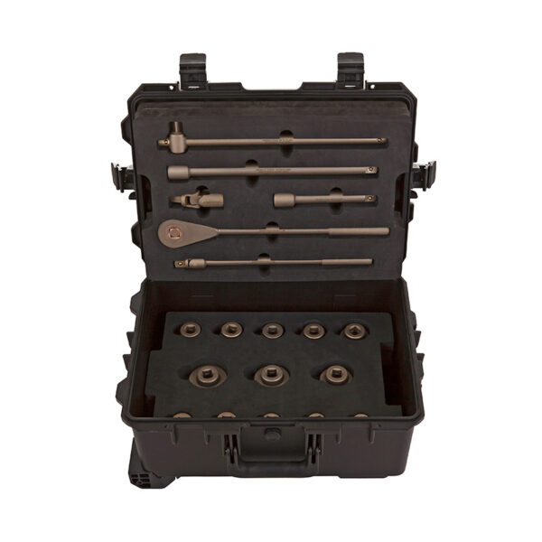 AMPCO Safety Tools Sada nástrčných klíčů s 6bodovým 1/4' pohonem a 14 díly z beryliové mědi (BeCu)