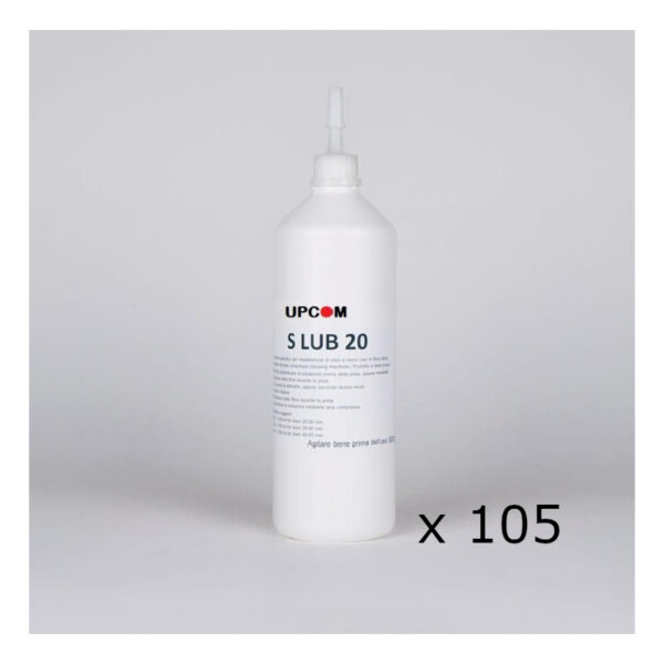 Upcom, S LUB 20, Lubrificante a base d'acqua per ridurre l'attrito durante l'installazione di fibre ottiche (105 pz)