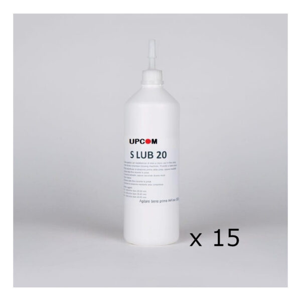 Upcom, S LUB 20, Lubrificante a base d'acqua per ridurre l'attrito durante l'installazione di fibre ottiche (105 pz)