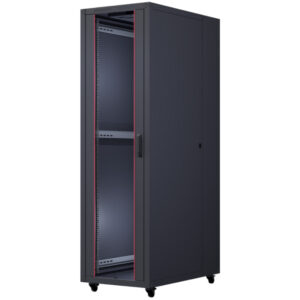 Upcom, Basicline 19" Free Standing Cabinet, black, indoor server rack, 600x1000