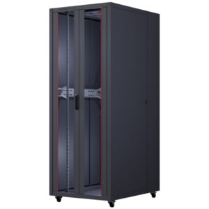 Upcom, Basicline 19" Free Standing Cabinet, black, indoor server rack, 800x1000