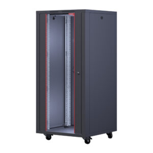 Upcom, Mediateline 19" Free Standing Cabinet, black, indoor server rack