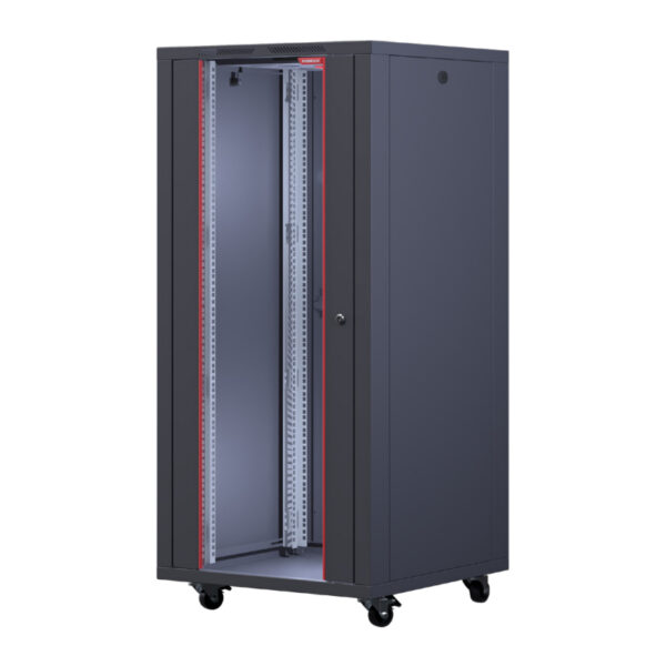 Upcom, Armario Mediateline 19" Free Standing, negro, rack para servidores de interior