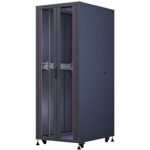 Upcom, armario independiente Oxoline de 19", negro, rack para servidores de interior, 800x1000