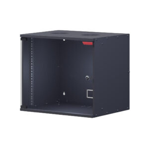 Upcom SOHO armário de parede interior preto, para instalação na parede