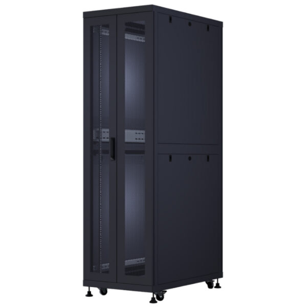 UPCOM, Armadio server 19" Free Standing, nero, rack server per interni, 600x1000