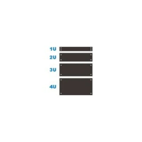 Paneles ciegos UPCOM Rack 19" de 1U a 6U