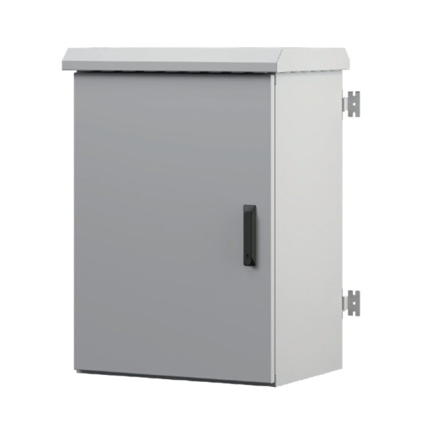 Upcom outdoor rack cabinet for wall installation, single layer IP66, 600x450