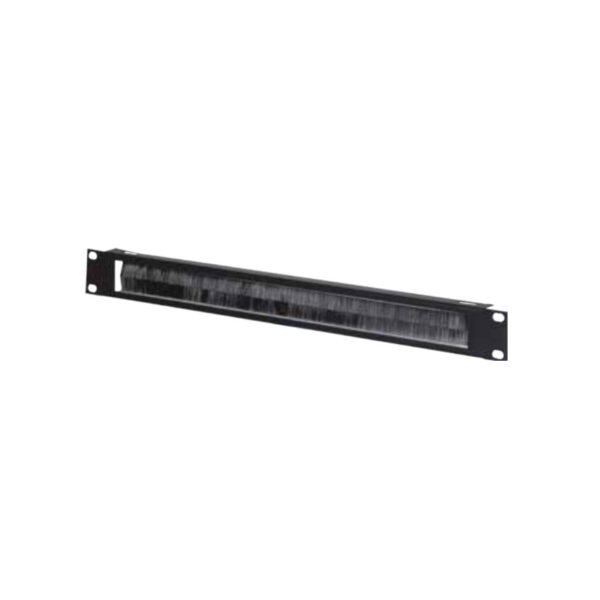 Upcom 1U 19" cable management panel with brush
