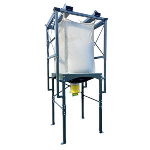 Vidbag modulo HI trechter bigbag station voor complex materiaal