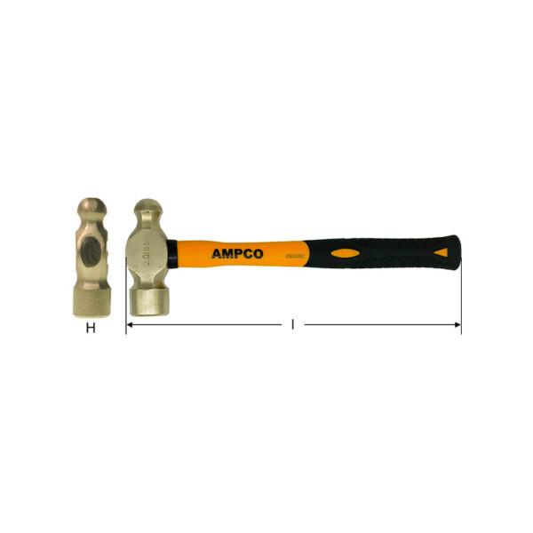 AMPCO Safety Tools Młot kulowy AlBz
