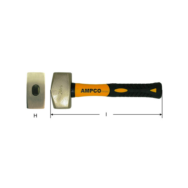 AMPCO Safety Tools Club martillo AlBz