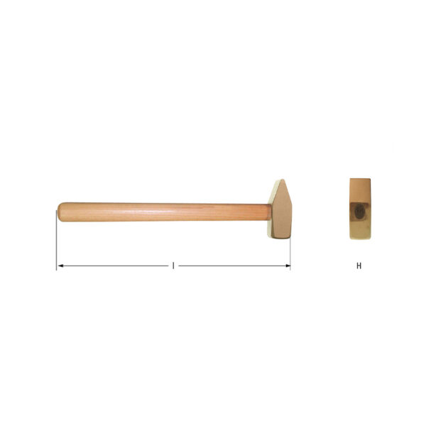 AMPCO Safety Tools Ciocan de ingineri pentru lucrări grele BeCu