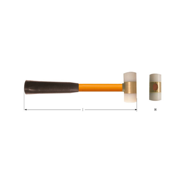 AMPCO Safety Tools Plastic hammer AlBz