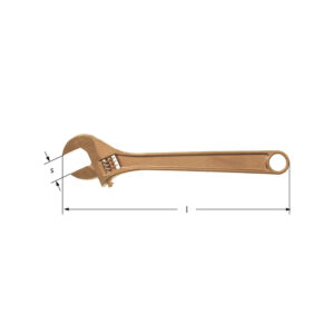 Llave fija ajustable BeCu