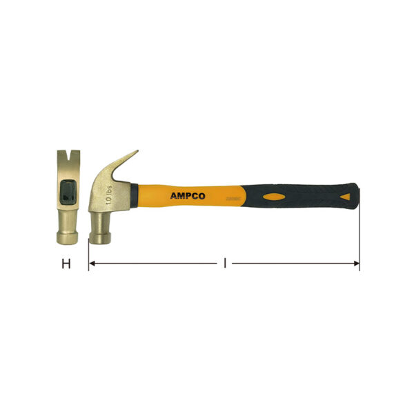 Ampco safety tools Hammer with claw