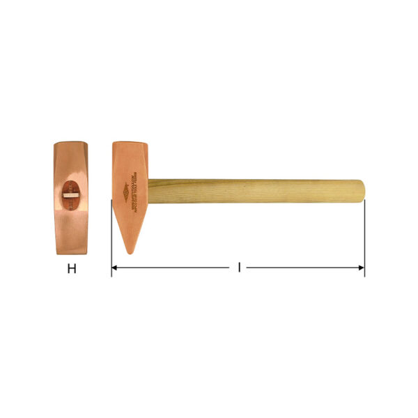 AMPCO Safety Tools Кръстосан чук DIN1042