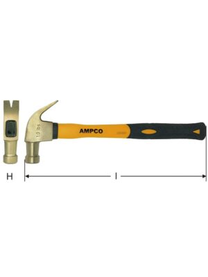 AMPCO Safety Tools, Kladivo s drápem (BeCu)