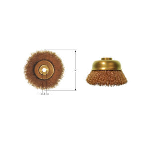 Ampco safety tools KC Cup brush crimped wire