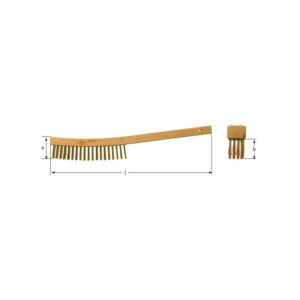 AMPCO Safety Tools Pinceau, main courbée
