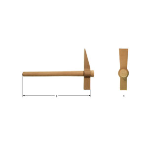 AMPCO Safety Tools Bricklayer hammer, german type DIN5108 BeCu