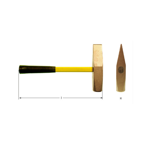 AMPCO Safety Tools • Cutoff hammer, cutting hammer • (AlBz)