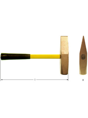 AMPCO Safety Tools Odřezávací kladivo BeCu