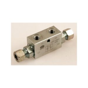 DIN2353 Valvola di ritegno a doppio pilota, 30 LPM, 38, 12L