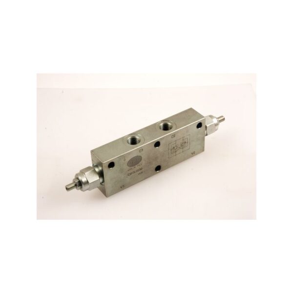 Двойной перепускной клапан, 100-350 BAR, стальной оцинкованный коллектор, 12 BSP