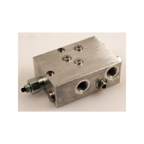Vanne à double excentration pour circuits régénératifs, 100-350 BAR, collecteurs en aluminium 12 BSP