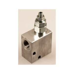 Limiteur de pression, 20 LPM 50-350 BAR, collecteur en aluminium, 38 BSP