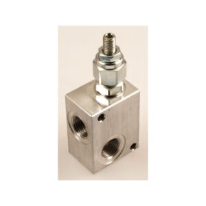 Limiteur de pression, 35 LPM 100-350 BAR, collecteur en aluminium, 12 BSP