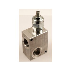 Limiteur de pression, 80 LPM 20-260 BAR, collecteur en aluminium, 34 BSP