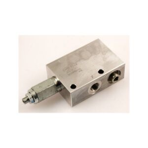 Réducteur avec clapet de retenue, 30 LPM 10-140 BAR, collecteur en aluminium 38 BSP