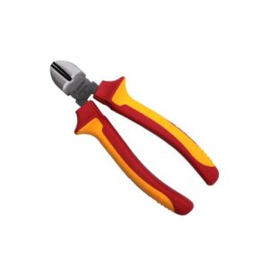 WEDO Alicate de corte diagonal isolado VDE 1000V em aço Cr-V, concebido para segurança e precisão nos trabalhos eléctricos.