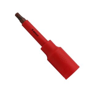 WEDO Chiave esagonale isolata VDE 1000V, acciaio Cr-V, chiave a bussola da 3/8", sicura per gli elettricisti, design ergonomico per il massimo comfort.