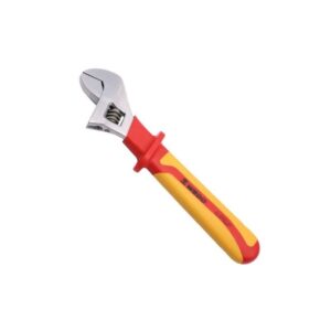 WEDO Chiave regolabile isolata VDE 1000V in acciaio Cr-V, ideale per elettricisti e professionisti dell'edilizia.