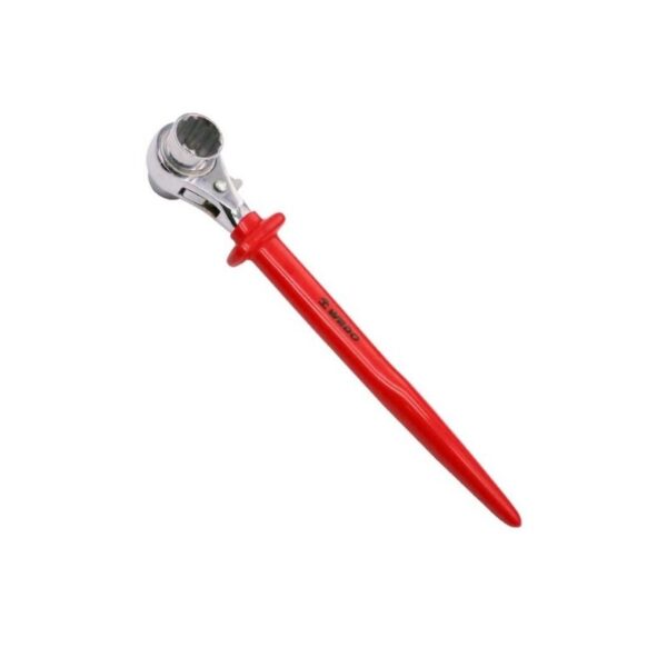 WEDO Chave de catraca com isolamento VDE 1000V em aço Cr-V, ideal para electricistas, garantindo segurança e durabilidade.