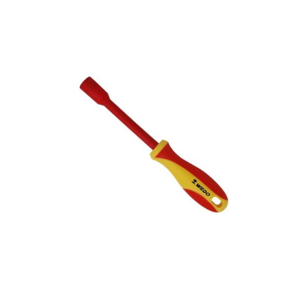 WEDO VDE 1000V isolierter Steckschlüssel-Schraubendreher, Cr-V Stahl, ergonomisches Design für Elektriker und Techniker, sicherheitsgeprüft.