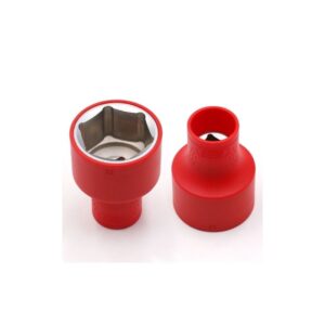 WEDO Chave hexagonal 3/8" com isolamento VDE 1000V para electricistas, garantindo segurança e durabilidade nas tarefas eléctricas.
