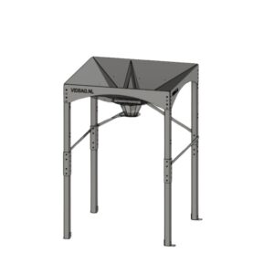 Modulo SP big bag Stazione di scarico in acciaio inox per una gestione efficiente e precisa dei materiali sfusi in vari settori industriali.
