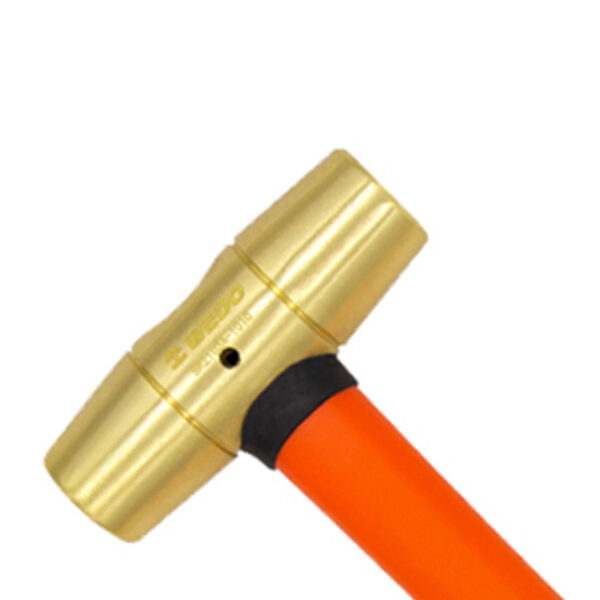 WEDO brass hammer with fiberglass handle ensures precision and durability for professional delicate tasks.