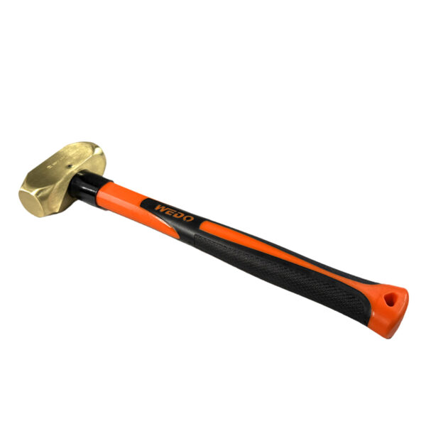 WEDO messing platte hamer met handvat van glasvezel zorgt voor precisie en comfort voor professionele niet-markerende toepassingen.