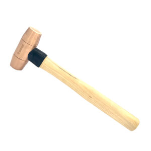 Ahşap Saplı WEDO Bakır Tamburlu Çekiç, profesyonel alet, ergonomik tasarım, dayanıklı, hassas, güvenilir.