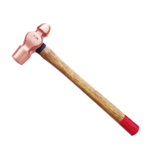 Ahşap Saplı WEDO Bakır Bilyalı Pein Çekiç, hassas, ergonomik tasarım, dayanıklı malzemeler için profesyonel alet.