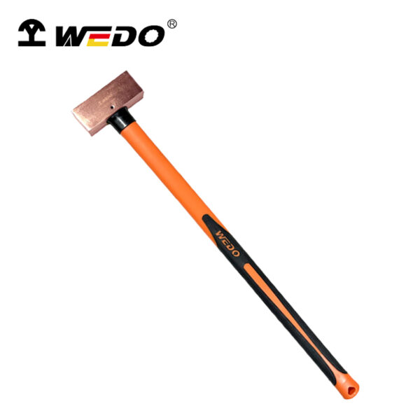 Martillo de doble cara de cobre WEDO de primera calidad con mango de fibra de vidrio duradero para precisión y comodidad profesionales.