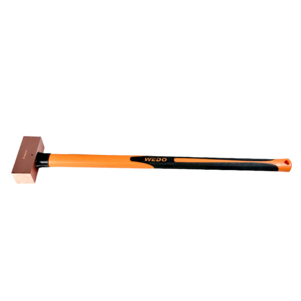 Martillo de cobre WEDO: Herramienta duradera y precisa con mango de fibra de vidrio para reducir la vibración en uso profesional.