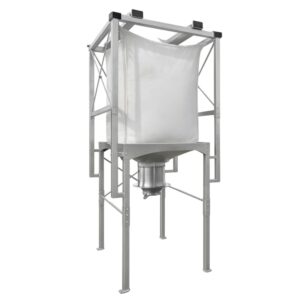Modulo HI Funnel RVS, Big bag Stazione per materiali in polvere, acciaio inox