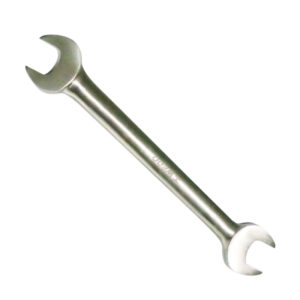 Clé à fourche double WEDO, acier inoxydable 304, poli haute brillance, outil de qualité professionnelle et résistant à la corrosion.